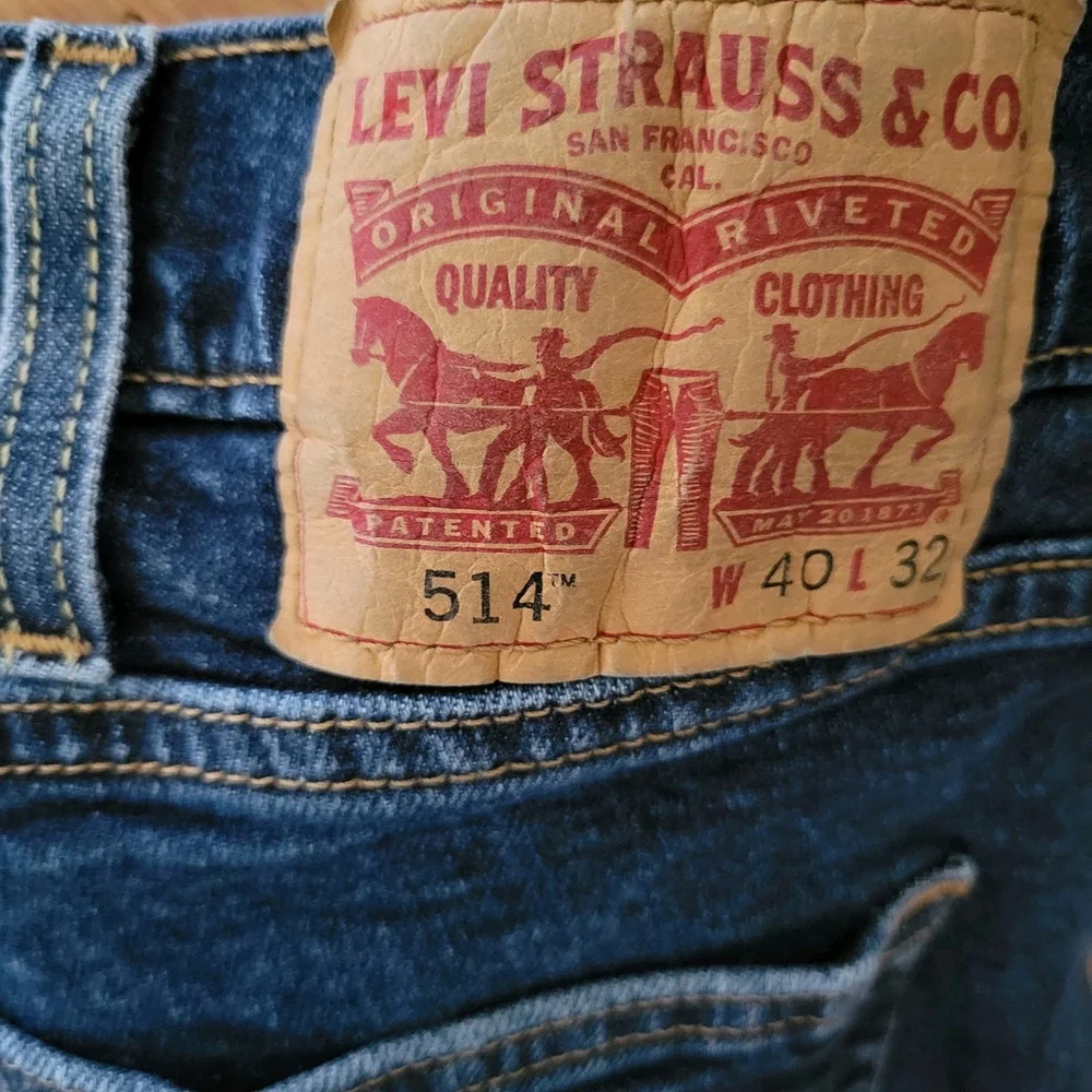 Levi's 514 Straight Jeans Men's Size 40/32 Excellent Condition